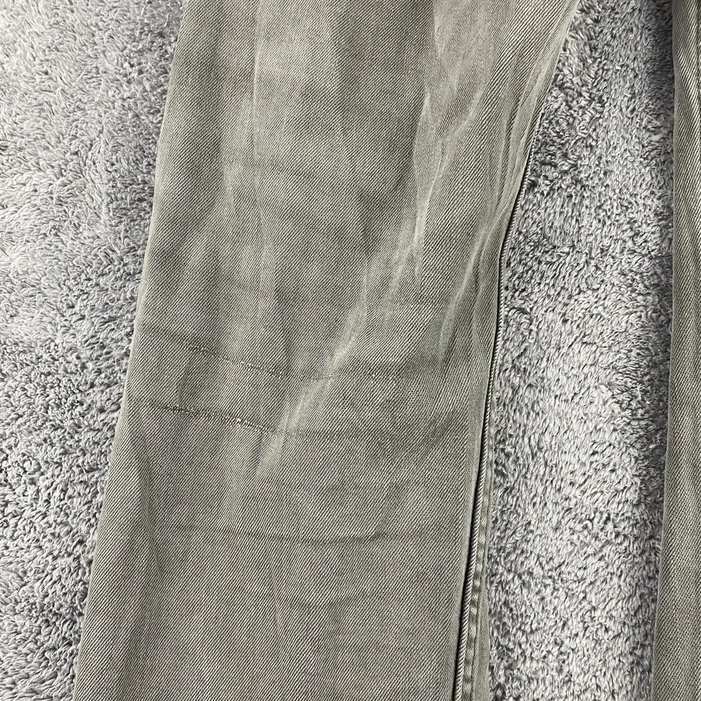 Levis 502 Taper Fit Jeans‎ Mens 34x30 Gray Mid Rise